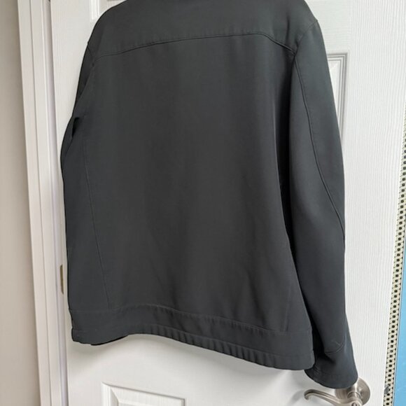 Mens L.L. Bean Soft Shell Jacket Dark Gray - Picture 8 of 9